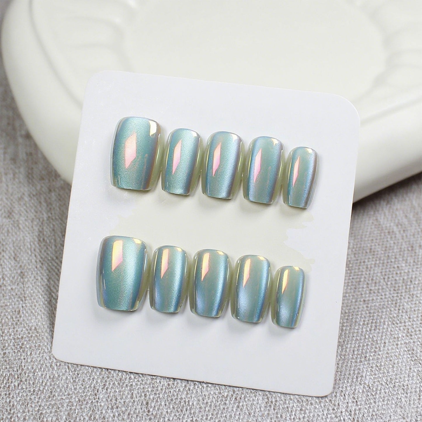 Aurora Electroplating Nail Art