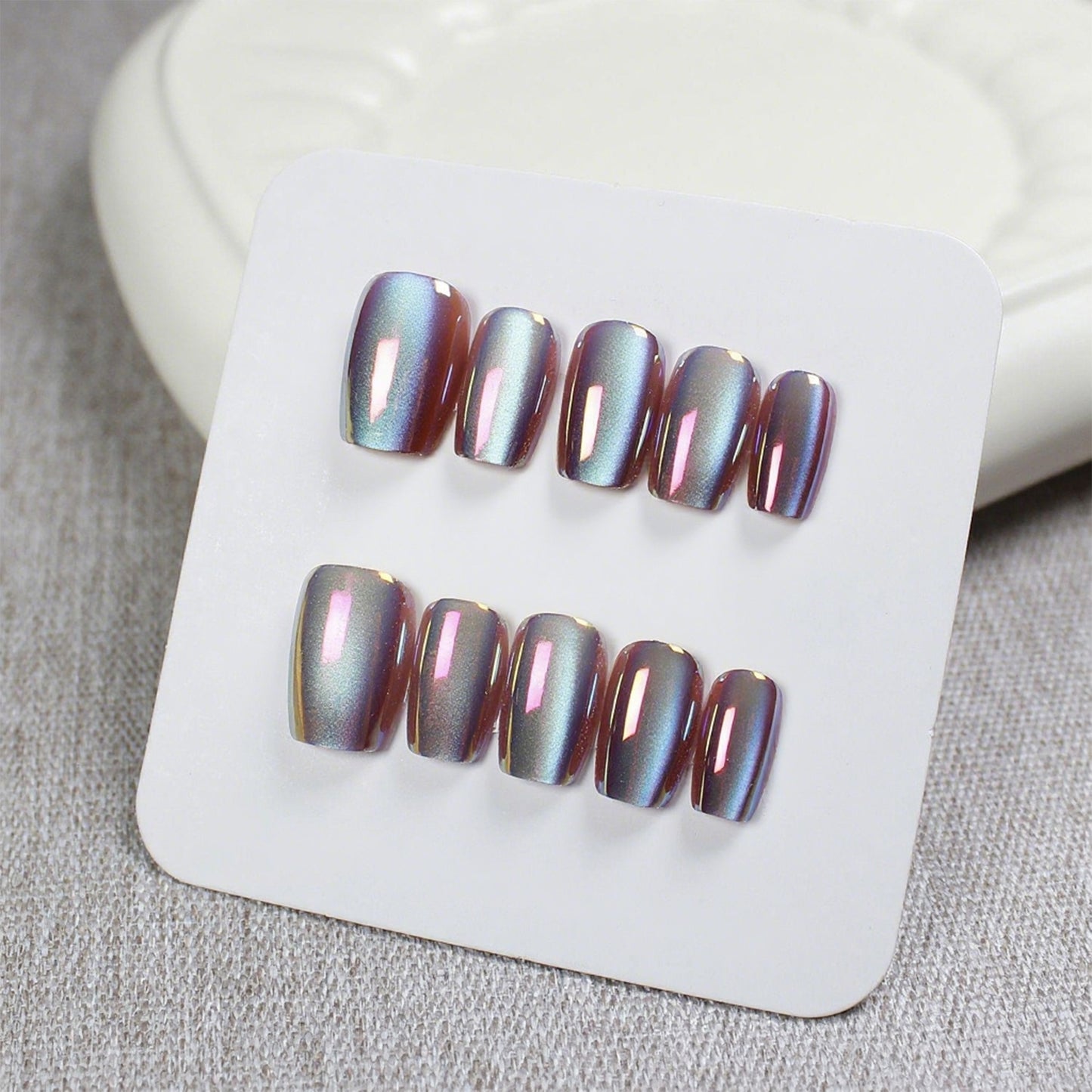Aurora Electroplating Nail Art