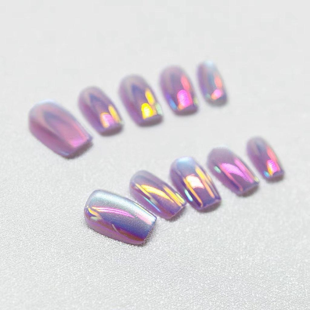 Aurora Electroplating Nail Art