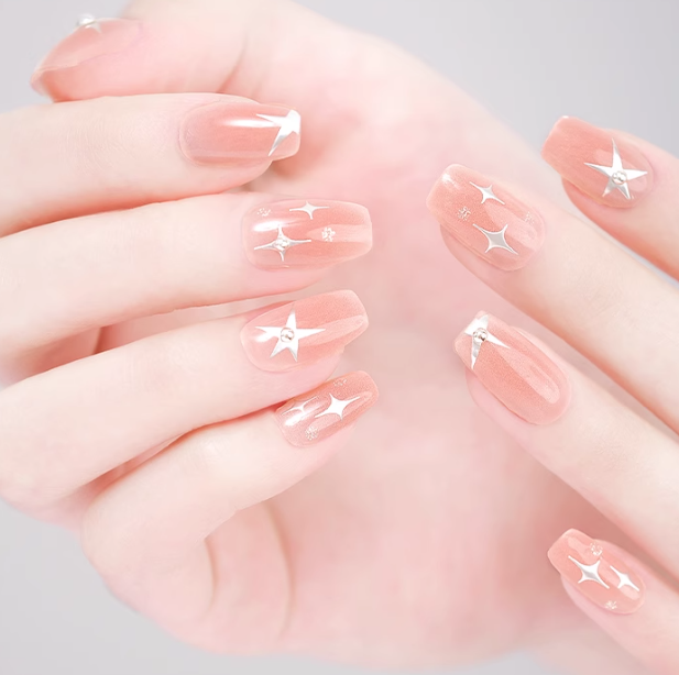 Stars-No-Light Gel Polish Nail Stickers