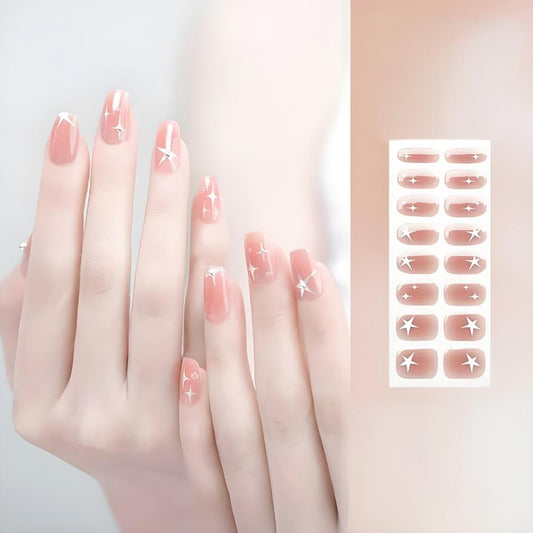 Stars-No-Light Gel Polish Nail Stickers