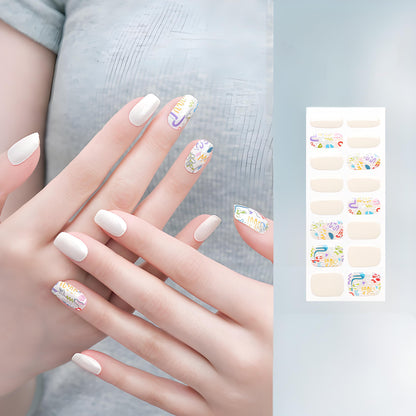 Stars-No-Light Gel Polish Nail Stickers