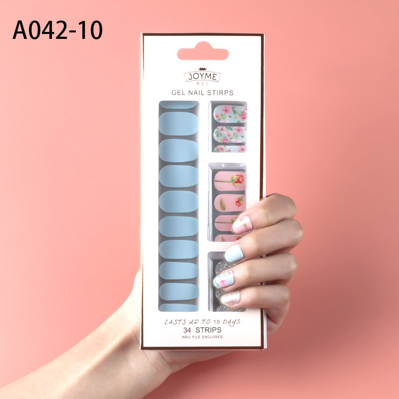 Pure Color-No-Light Gel Polish Nail Stickers